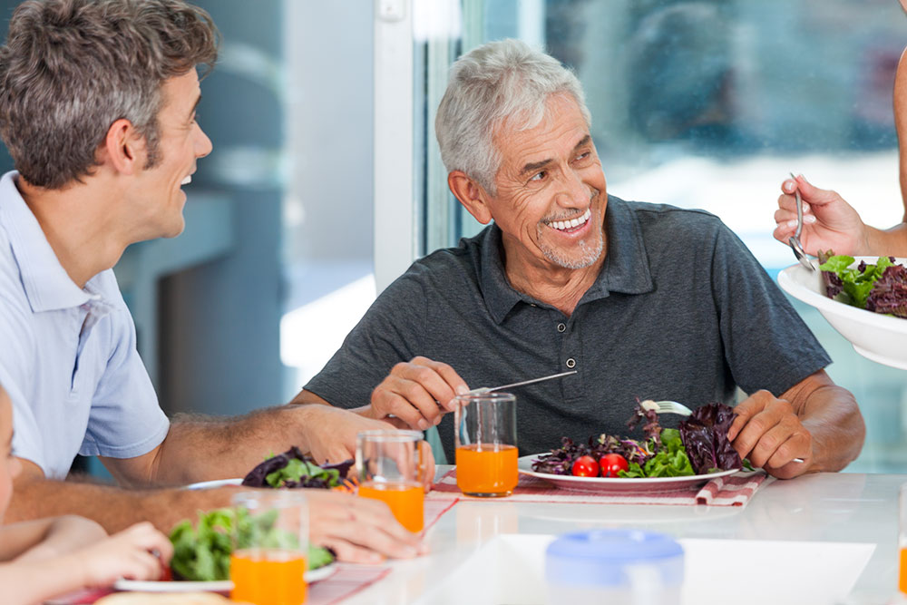 How Long Does It Take for Testosterone Injection to Work Smiling Man Dining